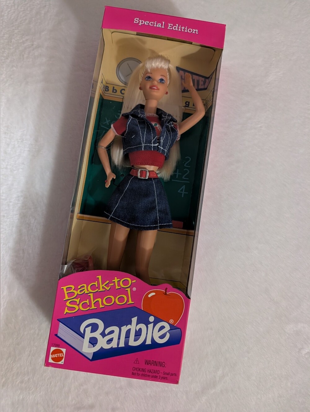 Vintage 1996 Barbie Back-to-School Special Edition Doll, Unopened Box